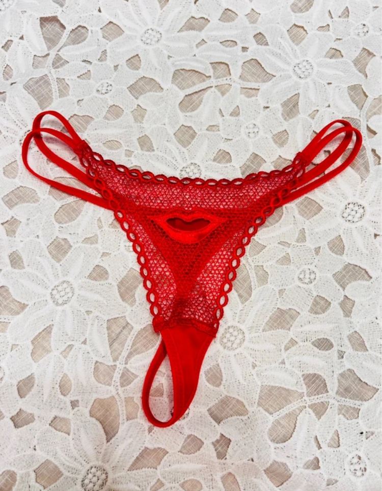 Sexi czerwone stringi – M